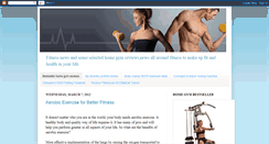 Desktop Screenshot of fitnessinlive.blogspot.com