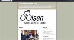 Desktop Screenshot of olsenchallenge2010.blogspot.com