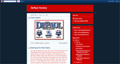 Desktop Screenshot of depaulhockey.blogspot.com