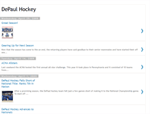 Tablet Screenshot of depaulhockey.blogspot.com