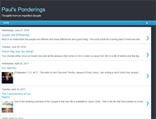 Tablet Screenshot of paulsponderings.blogspot.com