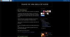 Desktop Screenshot of diariodeunaboladenieve.blogspot.com