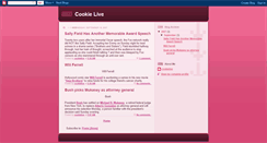 Desktop Screenshot of cookielive.blogspot.com