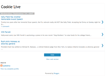 Tablet Screenshot of cookielive.blogspot.com