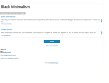 Tablet Screenshot of black-minimalism-xml.blogspot.com