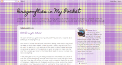 Desktop Screenshot of dragonfliesinmypocket.blogspot.com