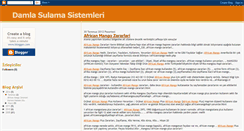 Desktop Screenshot of damlasulamasistemleri.blogspot.com