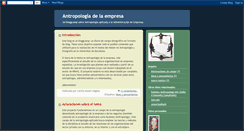 Desktop Screenshot of antropologiadelaempresa.blogspot.com