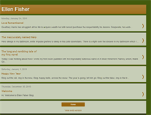 Tablet Screenshot of ellenfisher.blogspot.com