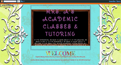 Desktop Screenshot of mrsasacademy.blogspot.com