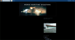 Desktop Screenshot of maritimedisasters.blogspot.com