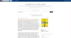 Desktop Screenshot of anorexiahope.blogspot.com