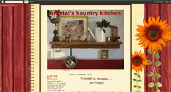 Desktop Screenshot of mykountrykitchen.blogspot.com