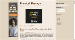 Desktop Screenshot of physictherapy.blogspot.com