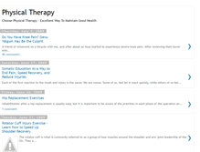 Tablet Screenshot of physictherapy.blogspot.com