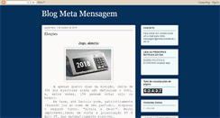 Desktop Screenshot of blogmetamensagem.blogspot.com