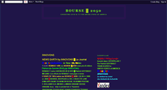 Desktop Screenshot of bourse2050.blogspot.com