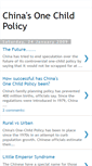 Mobile Screenshot of geochinaonechildpolicy.blogspot.com