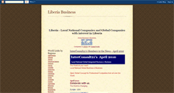Desktop Screenshot of liberia-business.blogspot.com