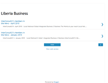 Tablet Screenshot of liberia-business.blogspot.com