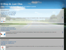 Tablet Screenshot of juanolea.blogspot.com