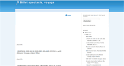 Desktop Screenshot of billetspectaclevoyage-24.blogspot.com