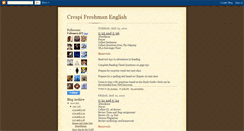Desktop Screenshot of crespifreshmanenglish.blogspot.com