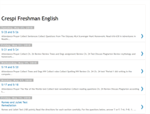 Tablet Screenshot of crespifreshmanenglish.blogspot.com