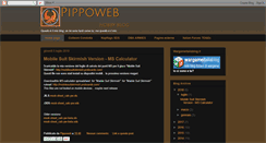 Desktop Screenshot of pippoweb.blogspot.com