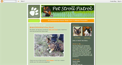 Desktop Screenshot of petstrollpatrol.blogspot.com