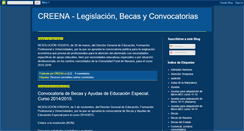 Desktop Screenshot of creenalegislacioneducativa.blogspot.com