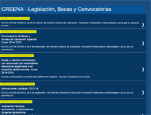 Tablet Screenshot of creenalegislacioneducativa.blogspot.com