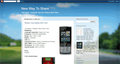 Desktop Screenshot of newwaytoshare.blogspot.com