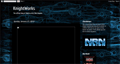 Desktop Screenshot of nrnknightworks.blogspot.com