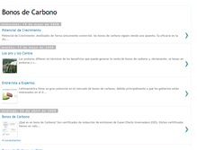 Tablet Screenshot of bonosdecarbono1.blogspot.com