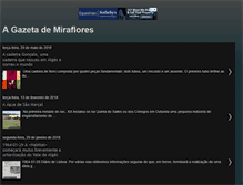 Tablet Screenshot of gazetademiraflores.blogspot.com