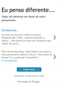 Mobile Screenshot of eupensodiferente.blogspot.com