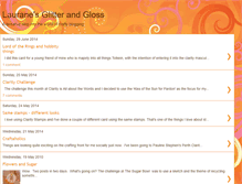 Tablet Screenshot of lauranesglitterandgloss.blogspot.com