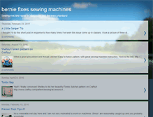 Tablet Screenshot of berniefixessewingmachines.blogspot.com