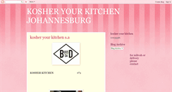 Desktop Screenshot of kosheryourkitchen.blogspot.com