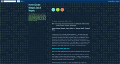 Desktop Screenshot of howdoesmagicjackwork.blogspot.com