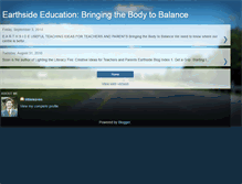 Tablet Screenshot of earthside-bringingbalance.blogspot.com
