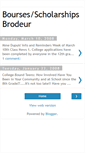 Mobile Screenshot of brodeurscholarships.blogspot.com