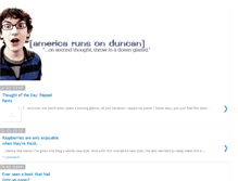Tablet Screenshot of americarunsonduncan.blogspot.com
