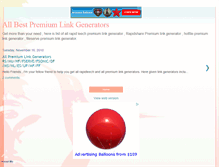 Tablet Screenshot of bestpremiumlinkgenrators.blogspot.com