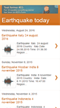 Mobile Screenshot of earthquaketoday.blogspot.com
