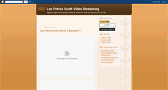 Desktop Screenshot of lesfreresscott-serie.blogspot.com