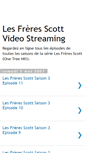 Mobile Screenshot of lesfreresscott-serie.blogspot.com