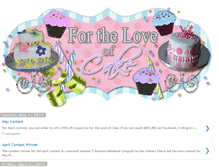 Tablet Screenshot of 4theloveofcake.blogspot.com