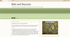 Desktop Screenshot of bidsandbuyouts.blogspot.com